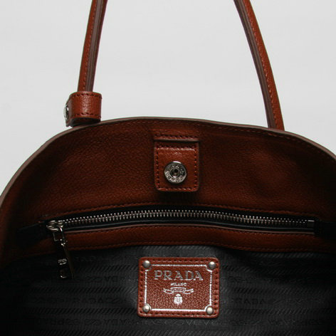 2014 Replica Designer Original Grainy Calfskin Tote Bag B2621T camel&black